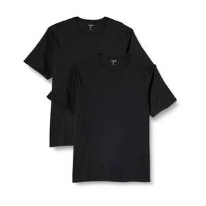 lot 5239 image: Amazon Essentials Mens Big & Tall 2-Pack Short-Sleeve Crewneck T-Shirt Shirt, BlackBlack, 6X
