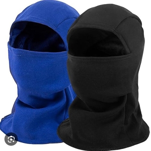 lot 5247 image: Fleece Balaclava Ski Mask Set - Black and Blue