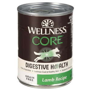 lot 5287 image: Wellness CORE Digestive Health GrainFree Lamb Recipe 12 cans