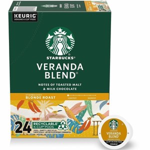 lot 5299 image: Starbucks 12434950 Coffee K-Cups Pack - Veranda Blend (24Box)