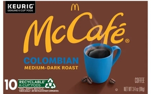 lot 1625 image: McCafe Colombian Medium Roast Coffee K-Cup Pods 10 Count  Keurig Single Serve