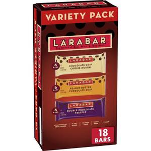 lot 1643 image: Larabar Chocolate Variety Pack - 28.8oz18ct
