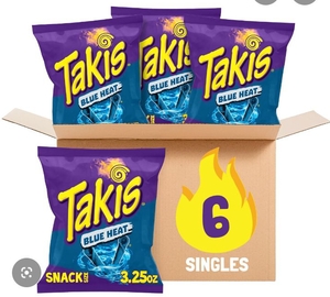 Takis Blue Heat Snack Size Pack - 6 Count Box