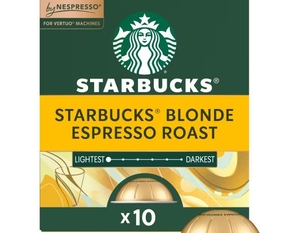lot 1708 image: Starbucks by Nespresso Vertuo Line Pods Light Roast Coffee Blonde Espresso Roast - 10ct