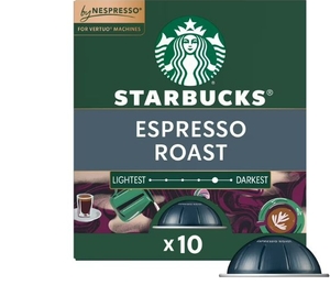 lot 1716 image: Starbucks by Nespresso Vertuo, Espresso Roast, Dark Roast Nespresso Pods, 10 Count