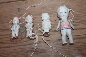 lot 3798 image: Antique Bisque Dolls