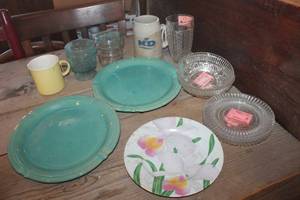 lot 3858 image: Vtg. Plates, Beer Stein and More