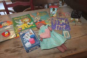 lot 3864 image: Vtg. View Master, Playing Cards, Prince 45 Record & More