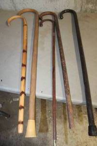 lot 3880 image: Vintage Canes