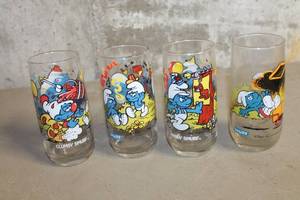 Vintage Smurf Glasses
