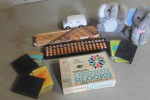 lot 3905 image: Vtg. Playing Cards, Abacus and More