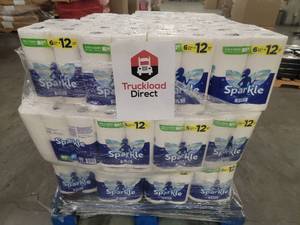 lot 53429 image: Sparkle Paper Towels- 240 Double Rolls