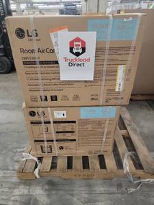 lot 56773 image: LG 15 000 BTU 115V Window Air Conditioner - 2 ct.