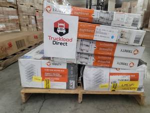 lot 56786 image: TRINITY Wire Shelves & Stainless Steel Prep Tables -  6-Tier Shelves (2ct) , Prep Table (4ct)