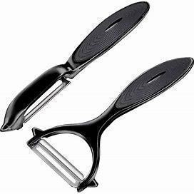 lot 12604 image: 2-Piece Kitchen Vegetable Peeler Set - New
