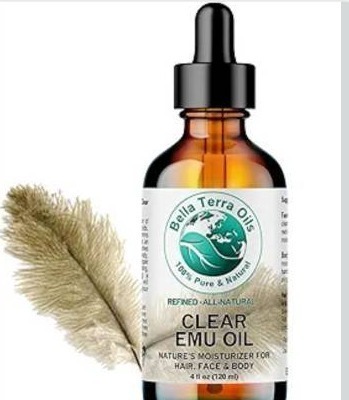 lot 1485 image: Bella Terra Oils - Clear Emu Oil 4 oz - Dive into Australias Beauty Secret, Packed with Essential Fatty Acids, Perfect for Silky Smooth Skin
