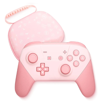 lot 3254 image: Switch Pro Controller, Wireless Switch Controllers with Carrying Storage Case, Upgraded Gamepad Switch Remote Replacement for Switch Controller Support NFCDual VibrationScreenshotWake-up Function (Pokemon)