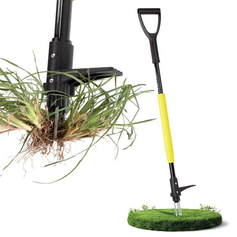 lot 8449 image: Weed Wrangler Weed Puller Tool - 39 Heavy-Duty Stand Up Weed Pulling Tool with Long Handle for Effortless Lawn & Garden Work - Perfect for Lawn, Yard, Garden, Crabgrass, Dandelions, & More.