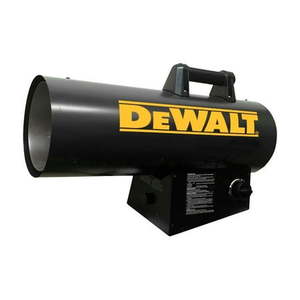 DeWalt DXH125FAV 125 000 BTU/hr. 3000 Sq. Ft. Forced Air LP Gas Portable Heater
