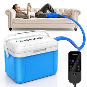 lot 2026 image: Ice Machine for Knee After Surgery, Portable Cold Therapy Machine, Program Timer Ice Therapy Machine with Quiet Pump, Cold Compress Pad for Ankle, Arm Joints, Sports Injuries, Cryotherapy Pain Relief