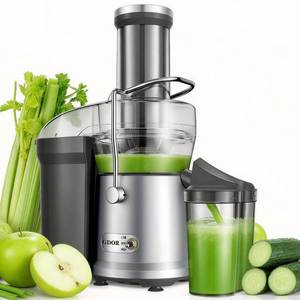 lot 2029 image: GDOR Powerful 1200W Juicer with Larger 3.2 Feed Chute, Titanium Enhanced Cutting System, Centrifugal Juice Extractor Maker with Heavy Duty Full Copper Motor, Dual Speeds, BPA-Free, Silver