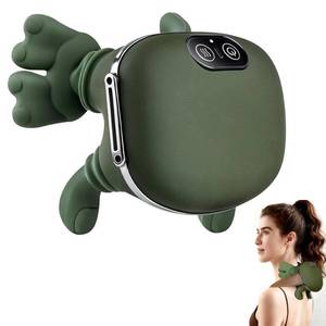 lot 2056 image: DR.BUNORDLE Neck Massager with Finger Kneading, Deep Tissue Neck & Shoulder Massager, 4D Palm-Kneading Massage with Heat, Wearable Strap, Gentle Warmth for Stress & Tension Relief