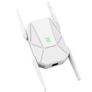 lot 2105 image: WiFi Extender, 2026 1800Mbps WiFi 6 Extender Signal Booster - Dual Band (2.4GHz & 5.8GHz), WiFi Extender with Gigabit Port, 12999 Sq.Ft Long Range WiFi Repeater, Connects 105 Devices