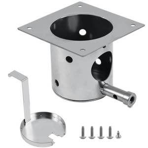 lot 2135 image: 304 Stainless Steel Fire Burn Pot Kit for Pit Boss, Traeger and Camp Chef Pellet Grills, Upgraded Heavy Duty Pellet Grills Fire Box FirePot Burner Replacement Parts with Ash Remover and Screws
