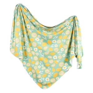 lot 2153 image: Copper Pearl Baby Swaddle Blanket - Premium Knit Baby Blanket, Large Soft Stretchy Receiving Blankets for Baby Boy and Girl, Swaddles for Newborn, Infant, and Toddler (Lemon)