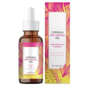 lot 2155 image: MQN Natural Hair Removal Oil & Inhibitor Cyperus Rotundus Oil to Slow Body Hair Growth for Women & Men, Soothes Skin, 60ml, All Skin Types