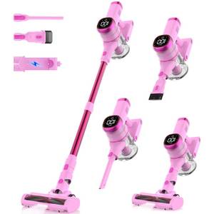 lot 2202 image: Tikom V500 Cordless Vacuum Cleaner for Home, 40000Pa450W Stick Vacuum with LED Touch Screen, Charging Wall Dock, Anti-Tangle, Lightweight Handheld Vacuum for Pet Hair, Hard Floor, Carpet