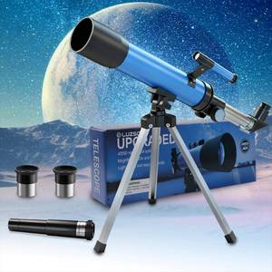 lot 2206 image: Telescope for Kids 50mm 100x Magnification Beginner Telescopio with Tripod, 2 Eyepieces & Finder Scope, STEM Educational Gift for Boys & Girls Ages 6-12, Portable Kids Telescope for Astronomy