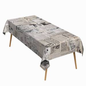 lot 2257 image: ggaimwf 70x140 Inch Vintage Rectangle Tablecloth Old Newspaper Table Cloth Washable Nostalgia Style Table Cover for Dining Home Farmhouse Coffee Shop Decor