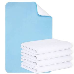 lot 2273 image: Mancosi Reusable Incontinence Bed Pads (4 Packs), washable bed pad, Heavy Absorbency (4-Layer) Waterproof Bed Pads 18X24, nonslip & Skin-friendly, Multi-scenes tailor to Kids, Adults, Elderly & Pets