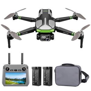 GPS Drones with Camera for Adults 4K, 100-Min Flight Time, 5.7\" FPV Screen, Long Range Video Transmission, RC Quadcopter, GPS Follow, Auto Return, Beginner Mode, Foldable RC Drones with 2 Batteries - Retail $299.99