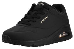 lot 2315 image: Skechers womens Skecher Street Womens Uno - Stand on Air Sneaker, BlackBlack, 9 Wide US