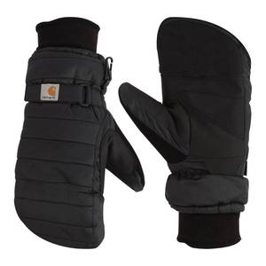 lot 2323 image: Carhartt Womens Quilts Insulated Mitten, Black, Medium