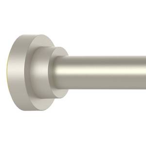 lot 2339 image: Thestoa Brushed Nickel Shower Curtain Rod Adjustable 43-78 inch, 1Diameter Spring Tension Curtain Rod No Drill, Anti-Rust Non-Slip Shower Rod for Bathroom Tension Rod