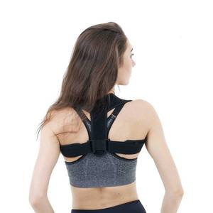 lot 2358 image: HLOES Posture Corrector for Women and Men,Adjustable Upper Back Brace, Breathable Back Support straightener, Providing Pain Relief from Lumbar, Neck, Shoulder, and Clavicle, Back.