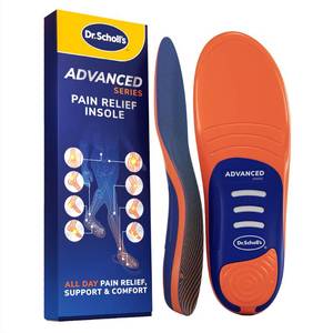 lot 2363 image: Dr. Scholls Advanced Pain Relief Insoles for Men Women, Heavy Duty Orthotics Inserts for Work Shoes &amp Boots, Plantar Fasciitis &amp Arch Support, Flat Feet, Shock-Absorbing, Supports up to 340 lbs