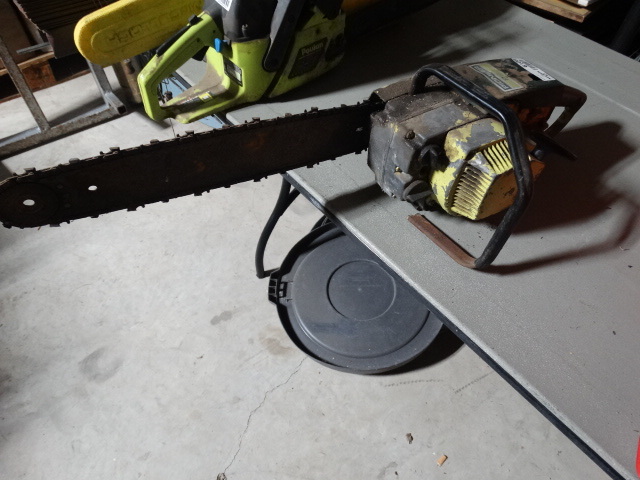 lot 6108 image: Pioneer P25 chain saw.