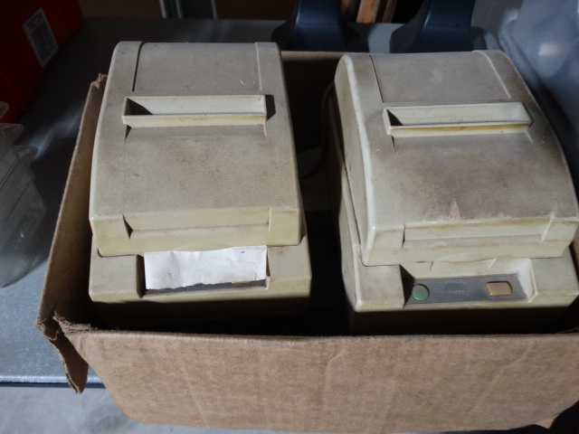 lot 6113 image: Lot of recipet machines.