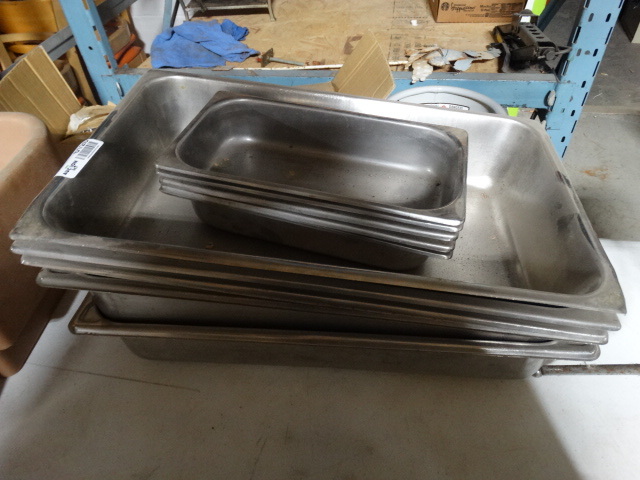 lot 6126 image: 10 Stainless steal inserts.