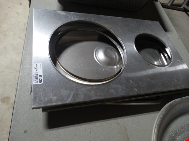 lot 6135 image: Halco CP8002 stainless steel covers.
