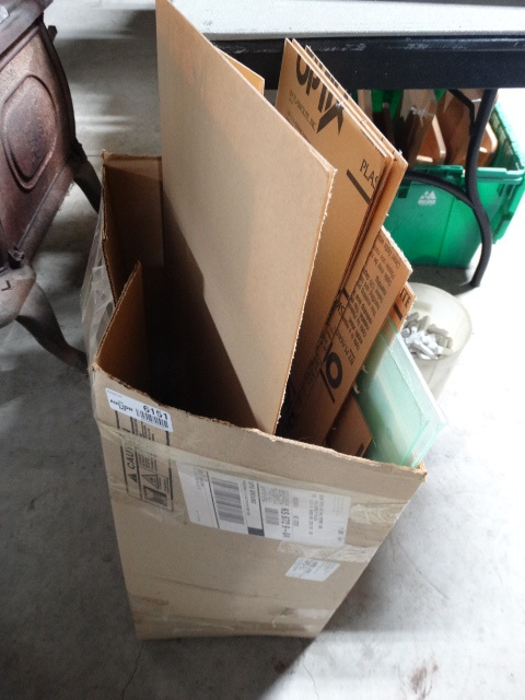 lot 6151 image: Lot of acrylic sheets, various sizes.