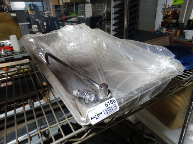 lot 6166 image: Stainless steel sink.