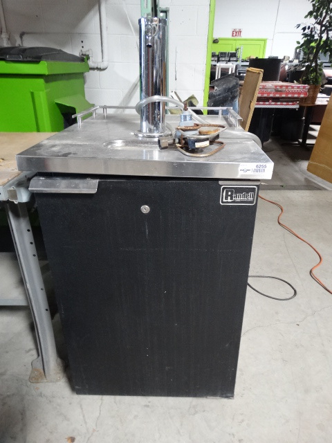 lot 6255 image: Randell single kegerator w tap