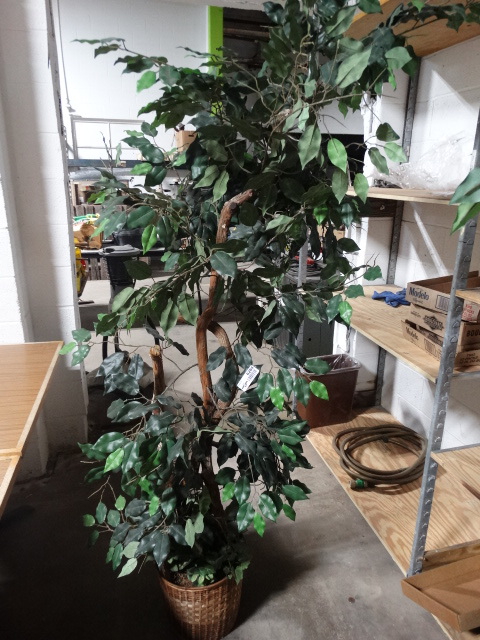 lot 6284 image: Faux plant tree.