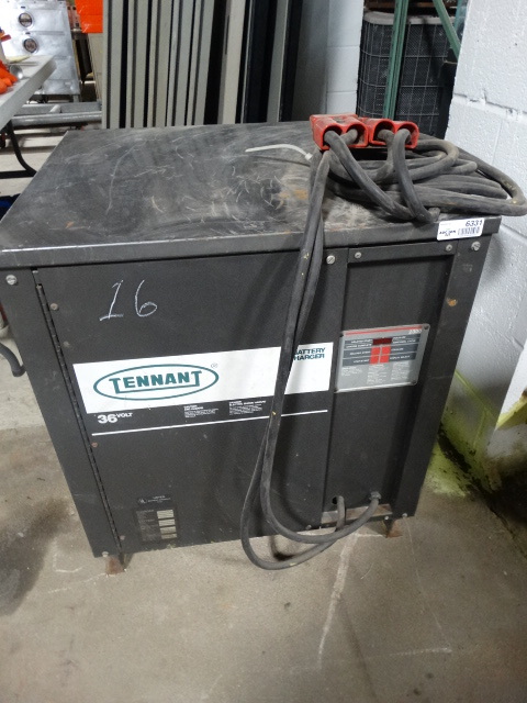 lot 6331 image: Tennant battery chager 36 volts.