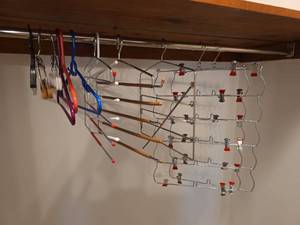 lot 126 image: Clothes Hangers for Pants and Tank Tops